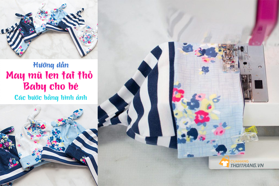 Mũ thắt nút: Cách may mũ len cho bé chi tiết bằng hình ảnh